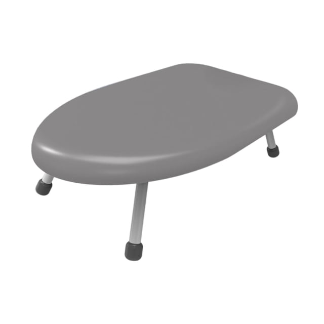 DOLITY Planche à Repasser Pliante Gain de Place Résistante à la Chaleur pour Maison Manche Comptoir Standard Argent