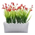 thumbnail image 3 of Artificial Plants with Pots Fake Flowers for Home Garden Decor Outdoor, 3 of 9