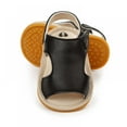 thumbnail image 2 of Baby Summer Shoes Newborn Infant Baby Girls Boys Sandals Shoes Solid Non-Slip Breathable Toddler Shoes 0-18M, 2 of 5