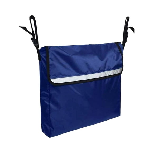 Bolsa para andador,Bolsa para silla de ruedas,bolsa de almacenamiento para andador,Mochila para silla de ruedas con franja reflectante,Bolsa organizadora impermeable de gran