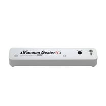 Hgallory Electric Vacuum Sealer for Food Storage & Preservation, 110V 90W Automatic Vacuum Sealer Household Packaging Machine for Plastic Bags, Kitchen Supplies, 13.8"x2.6"x2", 1PC, White