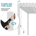 Mirador 111S Hardtop Metal Free Standing 10x10 ft Outdoor Pergola
