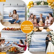 Blue Gray White Backdrop for Photoshoot,Photography Photo Studio Background Wall Backdrop,Modern Abstract Mottled Aesthetic Back Drop Banner Panel for Portraits Wedding Party Live Streaming 8x6Ft