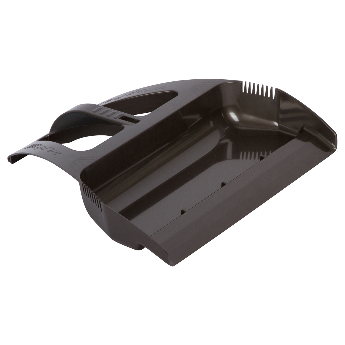 WISP Pan Foot Operated Dustpan with Side Combs Gray