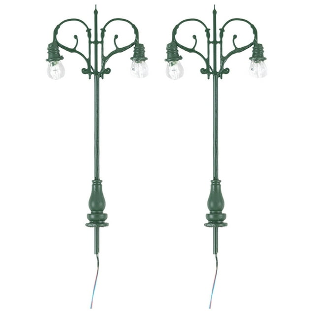 KAKOWELY 2 Pcs Lampes de Table de Sable Modèles de Lampes de Rue Matériau de Table de Sable, 3.35x"X1.38"X0.2 Pouces