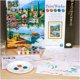 thumbnail image 4 of Dimensiones Pintura De La Tarde Del Lago Del Pueblo Por Números Para Adultos 14'' W X 20'' L, 4 of 5