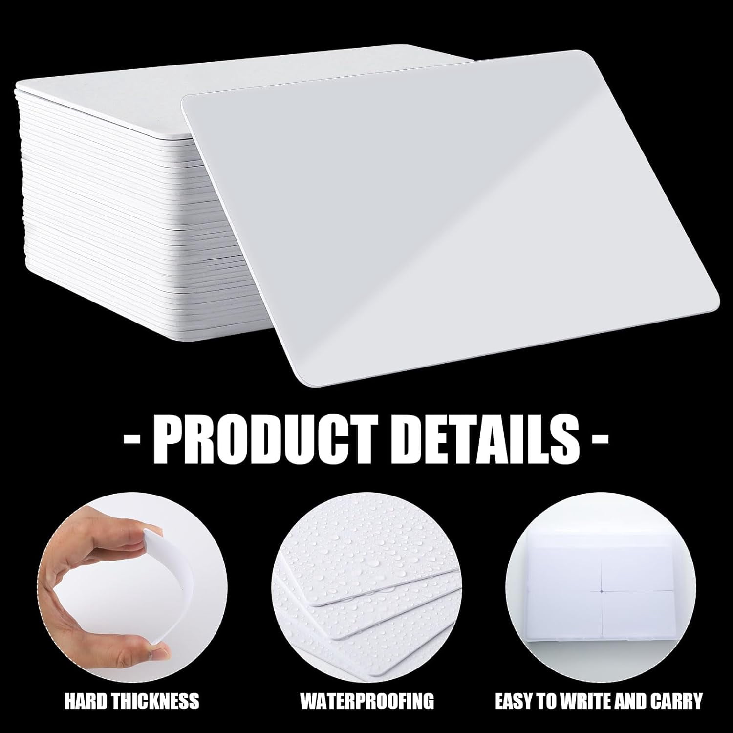 40 Pcs NFC Cards NFC Tags NFC 215 Card White Blank NFC Business Card Rewritable NFC Tags 504 Bytes Memory Compatible with Android and NFC Enabled Mobile Phones Devices