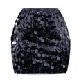 thumbnail image 5 of Women’s Sequin Skirt Stretchy Bodycon Night Out Party Mini Skirt Full Size Bed Skirt Cute Skirts Long Pencil Skirts for Women Denim Ruffle Skirt Bikini Skirt Pleated Skirts for Women plus Size, 5 of 5