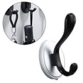 thumbnail image 4 of para para proteger pequeño forma forma forma Sin perforaciones para proteger de aluminio Sombrero Ropa Toalla Llavero Cocina de Óvalo negro perfecl Perchero, 4 of 7