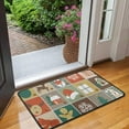 thumbnail image 2 of Christmas Entryway Rug 17x30 Inch, Festive Doormat with Santa Sleigh Design - Non-Slip Welcome Mat for Indoor Outdoor Holiday Decor, 2 of 7