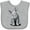 AC-Heather Grey, variant on Inktastic Curious Rhinos Boys or Girls Baby Bib