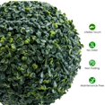 thumbnail image 4 of QinaQin Árbol topiario artificial triple esfera boxwood de 45 pulgadas con maceta, ideal para decoración interior o exterior en jardín o porche, 4 of 6