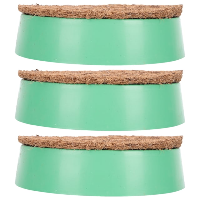 Miangastore 3 Ensembles Filets d'Alimentation pour Pigeons Nids d'Élevage pour Pigeons Nids de Pigeons en Plastique avec Tapis