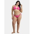 thumbnail image 2 of No Boundaries Women's Side Tie Bikini Bottoms, Sizes XXS- XXL, 2 of 5
