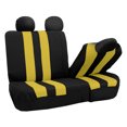 thumbnail image 3 of FH Group Universal Fit Seat Covers for SUV, Sedan, Van , Airbag Compatible, Split Bench Rear Seat - 7 Seaters Yellow, 3 of 8