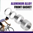 thumbnail image 4 of 4 Unids / Set 5/10/15/20 mm Auriculares de Aleación Aluminio Stem Spacer Mtb 28.6Mm Tapa Arandela Horquilla para Ciclismo Carretera, Plata, 4 of 5
