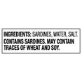 Great Value Sardines in Water, 3.75 oz