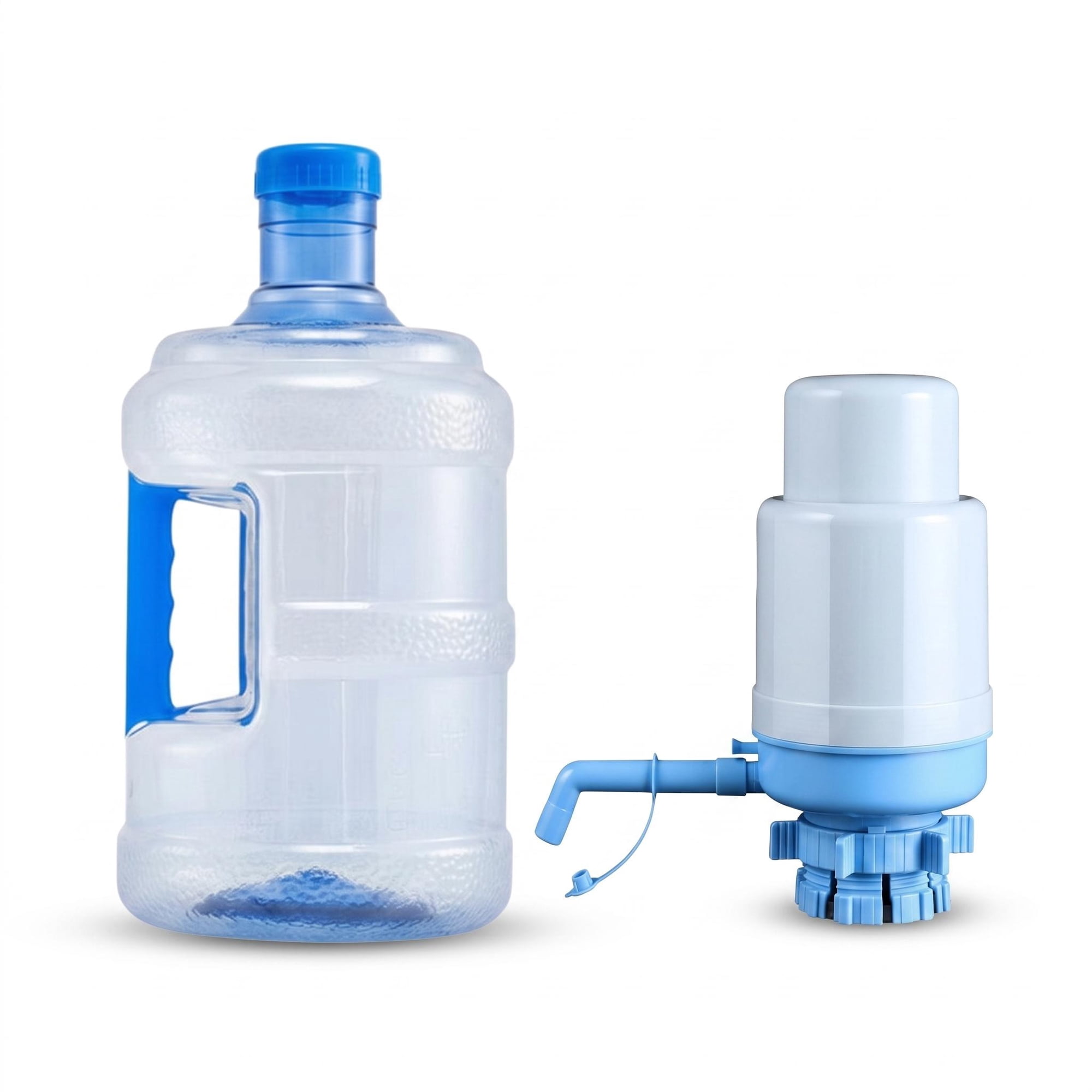 Yunhgft 5 Gallon Dispenser Pump Bucket for Water Storage Drinking Container with Screw Top Cap And Internal Sealing Plug Reusable Mineral Water Jug with Thick