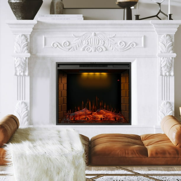 Mefine Fireplace Recessed Wall Mounted Slim Electric Com Mefine Fireplace Recessed Wall Mounted, Slim Recessed Wall Mounted Electric Fireplace