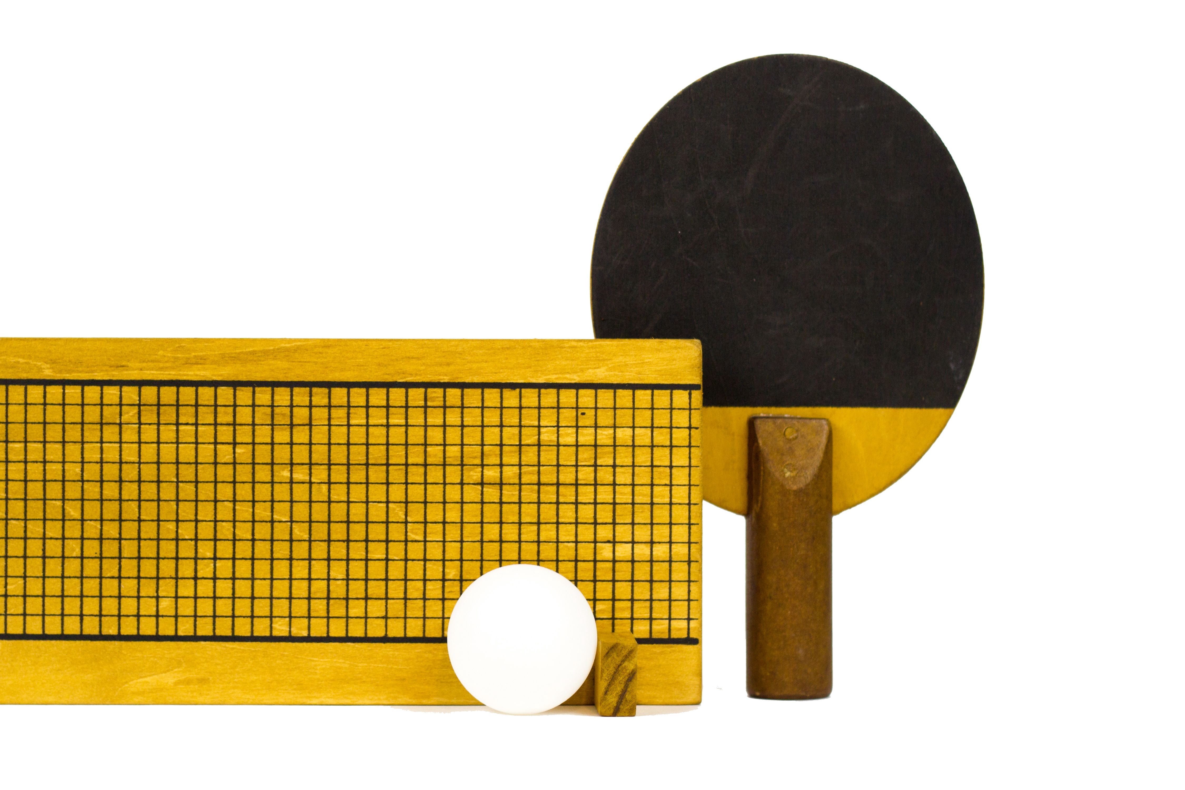 Professor Puzzle's - Wooden Tabletop Tennis Set