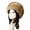 Light Brown, variant on Ladies Winter Hat Soft Thick Faux Fur Decor Heat Retention Cossack Style Windproof Anti-slip Elastic Flat Top No Brim Washable Outdoor Cap Brown