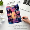 thumbnail image 3 of FORMRS Acrylic Clipboard with Low Profile Clip Standard A4 Letter Size, 12.5" x 9", Sunset Landscape, 3 of 8
