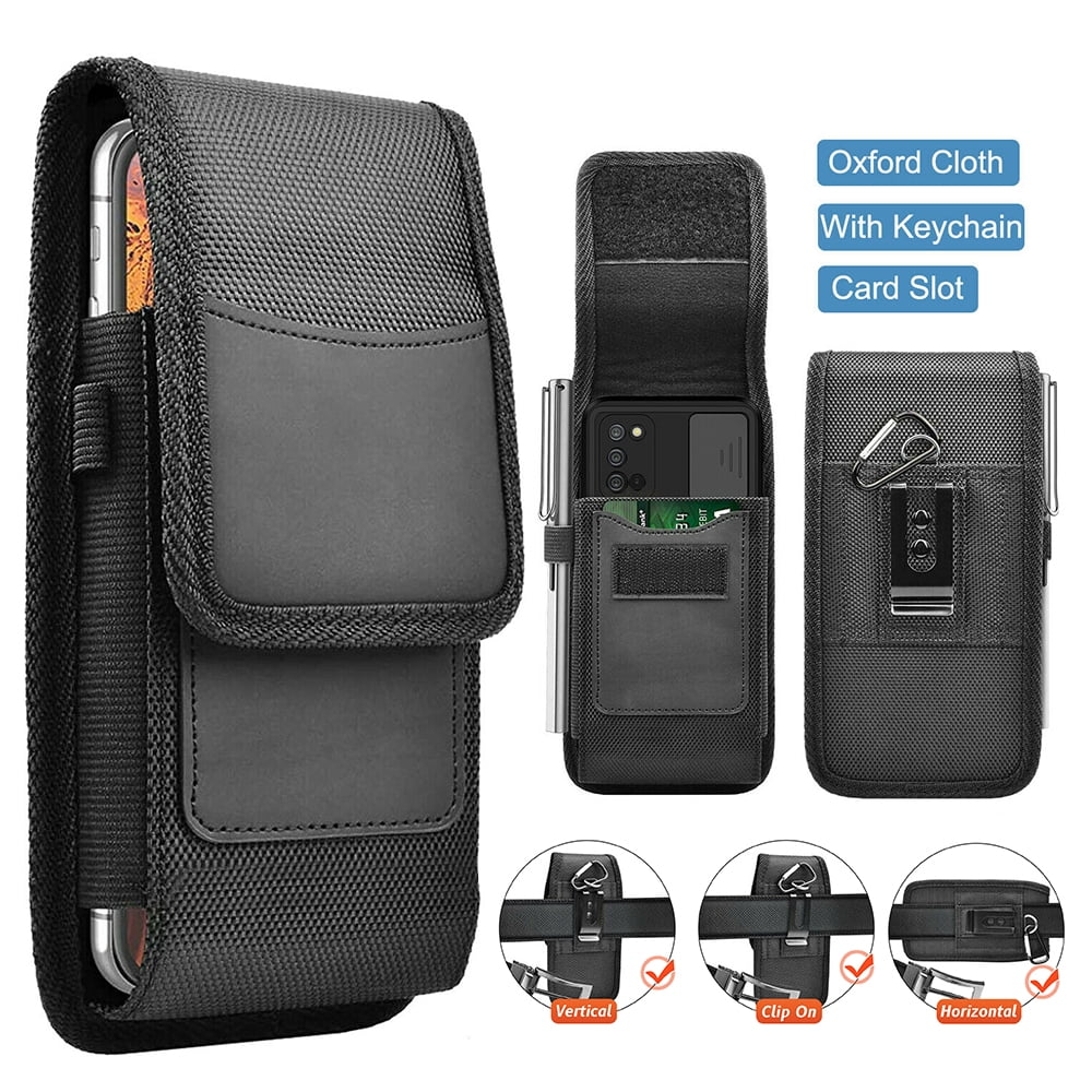 Vertical and Horizontal Belt Clip Phone Holster Cell Phone, Storage and