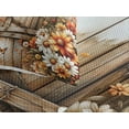 thumbnail image 3 of Ambesonne Rustic Quilted Coverlet 3 Pcs, Farmhouse Summer Chamomiles, Queen Size, Orange Sepia and Off White, 3 of 4