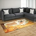 thumbnail image 3 of Welcome Fall Pug Cozy Autumn Field Pumpkins Golden Leaves Indoor Rug Dog Lover Gifts Carpet Living Bed Room Sofa Home Decor - 12013, 3 of 5