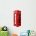 thumbnail image 1 of London Telephone Booth Wall Decal by Wallmonkeys Peel and Stick Graphic (48 in H x 22 in W) WM156085, 1 of 4
