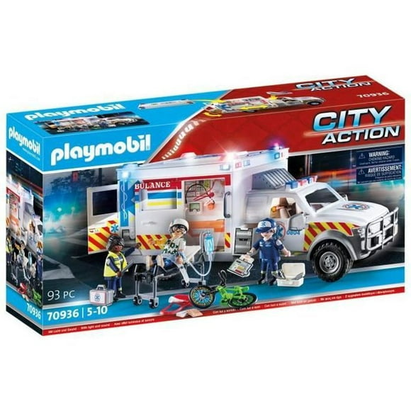 Rescue Vehicles: Ambulance with Lights and Sound