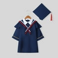 thumbnail image 7 of Boys Graduation Outfit Kindergarten Graduation Cap and Gown with Tassel Outfits Set Preschool Graduation Dress for Girls 10-12 Years, 7 of 7