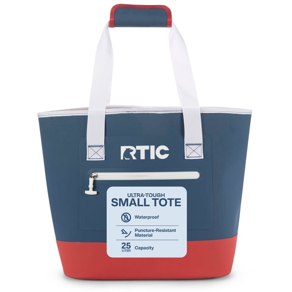 RTIC Ultra-Tough Tote Bag, 25 Ltr Fully Waterproof Bag, Patriot