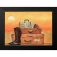thumbnail image 2 of Jasper 18x14 Black Modern Framed Museum Art Print Titled - Travel I, 2 of 5