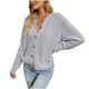 thumbnail image 1 of Suéteres Para Mujer Suéteres de Otoño Botón de Moda Reversible Manga Larga Cárdigan de Punto Tops Sueltos Blusa Suéter Odeerbi ODB132227, 1 of 6