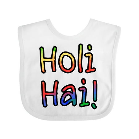 

Inktastic Holi Hai Festival of Colors Gift Baby Boy or Baby Girl Bib