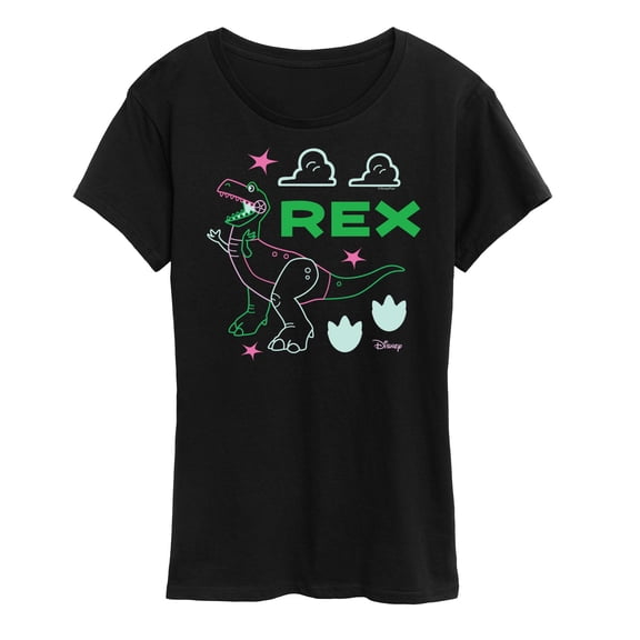 Toy Story - Neon Rex - Women's Short Sleeve Graphic T-Shirt
