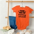 thumbnail image 4 of Thank God For Hunting Season Sport Romper Boys or Girls Infant Baby Brisco Brands 12M, 4 of 6