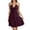 a-Red31, variant on Womens Halter Neck V Neck Ruched Bust Tiered Solid Color Mini Dress Casual Flowy Sundress For Beach Vacation Date Night Summer Wear Yellow L