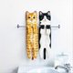 thumbnail image 5 of Funny Cat Hand Towels for Bathroom Kitchen Decor Cat Towel, B+C, 5 of 5