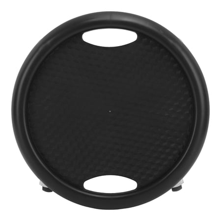 Rupoun Abdominal Exercise Skateboard Wheel Board 4 Rollers 360 Degrees Swivel Quiet Heavy Load Slide Ab Plate Black