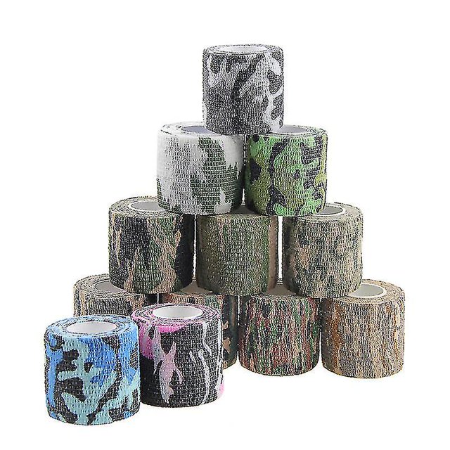 4.5M Camo Elastic Self Adhesive Sports Bandage, Protector Knee Finger Ankle