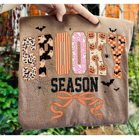 Comfort Colors 1717 Spooky Season Halloween Graphic T-Shirt 100% Cotton - Gift for Halloween