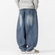 thumbnail image 5 of Pantalones vaqueros largos para hombre, pantalones Haren de primavera, pantalones rectos de pierna ancha, pantalones vaqueros casuales, pantalones de mezclilla para hombre, 5 of 7