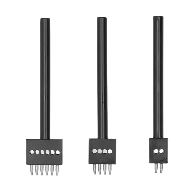 Prong Punch Tool Set,3Pcs Prong Punch Tool Leather Punch Set Leather Hole Punch Tool Achieve More