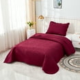 thumbnail image 3 of MarCielo 2-Piece Cotton Twin Size Bedspread Set Coverlet Set, 3 of 8