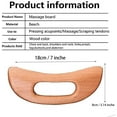thumbnail image 6 of Casewin 2 Pcs Gua Sha Wood Therapy Massage Tools,Scraping Massage Lymphatic Drainage,Anti Cellulite, Used on Whole Body Manual Muscle Pain Relief, Wood Therapy, 6 of 10