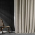 thumbnail image 2 of HPD Half Price Drapes Light Beige Heritage Plush Velvet Room Darkening Curtains for Bedroom & Living Room Curtains (1 Panel), Window Curtains 84 inches long, Extra Wide Curtains & Drapes, 100W X 84L, 2 of 6