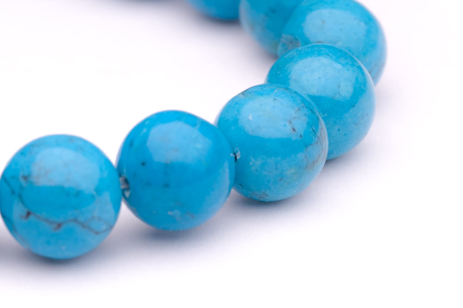 4-10 mm Turquoise Gemstone Loose Beads Energy Stone Healing Power Jewelry Making 