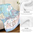thumbnail image 3 of Throw, Flannel Blanket For Kids Cartoon Throw Bed Linen Blanket Fluffy Cozy Nap, 3 of 8